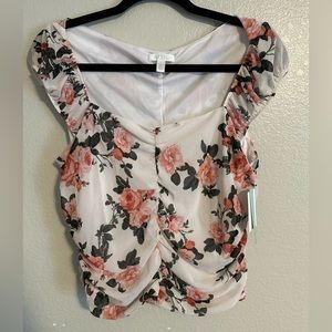 NWT Abound ruched top